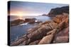Freycinet National Park, Tasmania, Australia. Sunrise over the Coastline-Matteo Colombo-Stretched Canvas