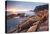 Freycinet National Park, Tasmania, Australia. Sunrise over the Coastline-Matteo Colombo-Stretched Canvas