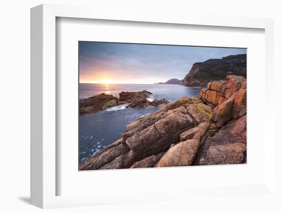 Freycinet National Park, Tasmania, Australia. Sunrise over the Coastline-Matteo Colombo-Framed Photographic Print