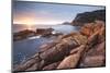 Freycinet National Park, Tasmania, Australia. Sunrise over the Coastline-Matteo Colombo-Mounted Photographic Print