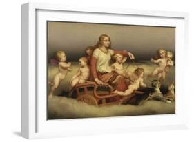 Freyja Recherche Son Mari Disparu - Freya Seeking Her Husband, by Blommer, Nils Jakob (1816-1853).-Nils Blommer-Framed Giclee Print