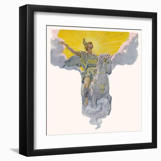 Freyr-null-Framed Art Print