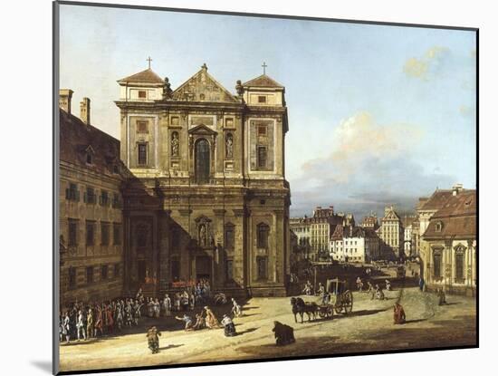 Freyung Square from North-East, Vienna-Bernardo Bellotto-Mounted Giclee Print