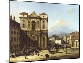Freyung Square from North-East, Vienna-Bernardo Bellotto-Mounted Giclee Print