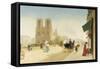 Friant, One Summer Day near Notre-Dame-null-Framed Stretched Canvas