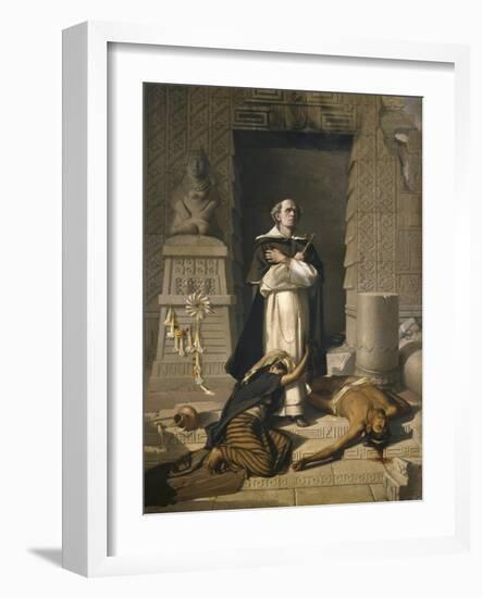 Friar Bartolome De Las Casas Defender of the Indians-Felix Parra-Framed Giclee Print