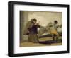 Friar Pedro Shoots El Maragato as His Horse Runs Off, C.1806-Francisco de Goya-Framed Giclee Print