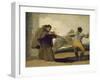 Friar Pedro Shoots El Maragato as His Horse Runs Off, C.1806-Francisco de Goya-Framed Giclee Print