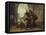 Friar Pedro Wrests the Gun from El Maragato, C.1806-Francisco de Goya-Framed Stretched Canvas