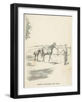 Friar's Daughter and Foal-Lionel Edwards-Framed Premium Giclee Print