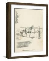 Friar's Daughter and Foal-Lionel Edwards-Framed Premium Giclee Print