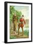 Friar Tuck and Robin Hood-null-Framed Art Print