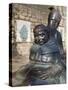 Friar Tuck Statue, Nottingham, Nottinghamshire, England, United Kingdom, Europe-Frank Fell-Stretched Canvas