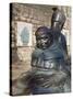 Friar Tuck Statue, Nottingham, Nottinghamshire, England, United Kingdom, Europe-Frank Fell-Stretched Canvas