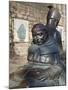 Friar Tuck Statue, Nottingham, Nottinghamshire, England, United Kingdom, Europe-Frank Fell-Mounted Photographic Print