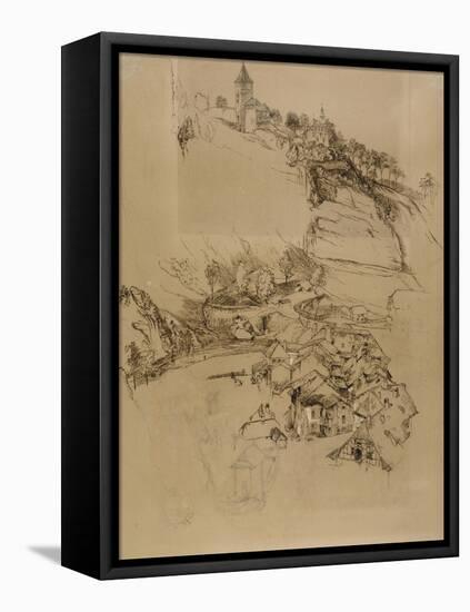 Fribourg-John Ruskin-Framed Stretched Canvas