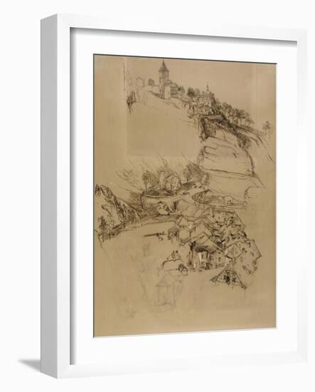 Fribourg-John Ruskin-Framed Giclee Print
