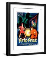 Fric-Frac, French poster art, Arletty, Michel Simon, Fernandel, 1939-null-Framed Art Print