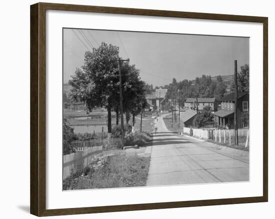 Frick Mining Company mining town in Westmoreland County, Pennsylvania, 1935-Walker Evans-Framed Photographic Print