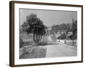 Frick Mining Company mining town in Westmoreland County, Pennsylvania, 1935-Walker Evans-Framed Photographic Print