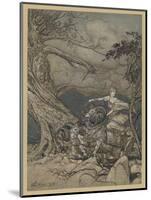 Fricka Is Angered-Arthur Rackham-Mounted Art Print