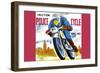 Friction Police Cycle-null-Framed Premium Giclee Print