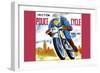 Friction Police Cycle-null-Framed Premium Giclee Print