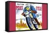 Friction Police Cycle-null-Framed Stretched Canvas