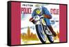 Friction Police Cycle-null-Framed Stretched Canvas