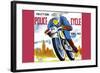 Friction Police Cycle-null-Framed Art Print