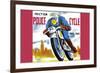 Friction Police Cycle-null-Framed Art Print