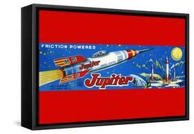 Friction Powered Jupiter M-5-null-Framed Stretched Canvas