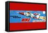 Friction Powered Nike-null-Framed Stretched Canvas