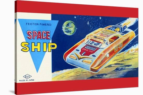 Friction Powered Space Ship Ss-18-null-Stretched Canvas