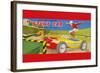 Friction Powered Stunt Car-null-Framed Art Print