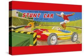 Friction Powered Stunt Car-null-Stretched Canvas