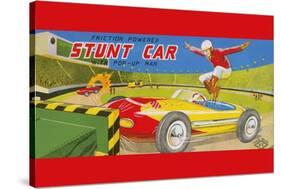 Friction Powered Stunt Car-null-Stretched Canvas