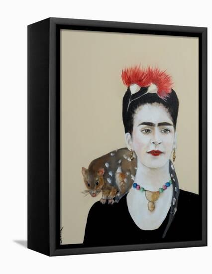 Frida, 2017-Susan Adams-Framed Stretched Canvas