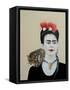 Frida, 2017-Susan Adams-Framed Stretched Canvas