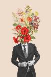 Man in Red Flowers-Frida Floral Studio-Giclee Print