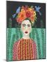 Frida Headdress II-Regina Moore-Mounted Art Print