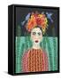 Frida Headdress II-Regina Moore-Framed Stretched Canvas