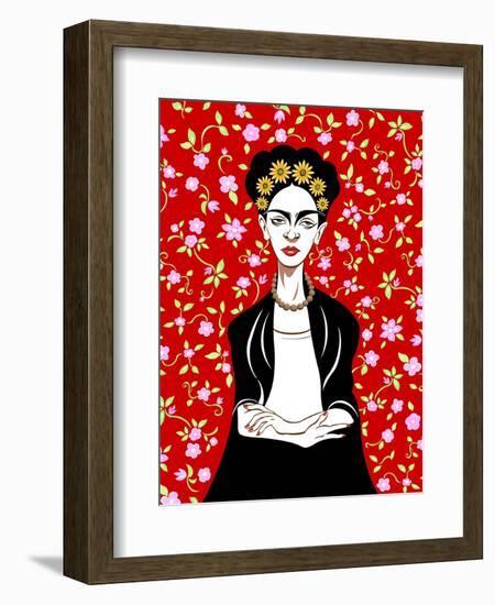 Frida Kahlo, 2018-Neale Osborne-Framed Giclee Print