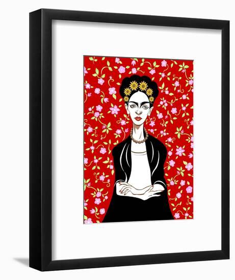 Frida Kahlo, 2018-Neale Osborne-Framed Giclee Print