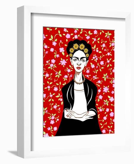 Frida Kahlo, 2018-Neale Osborne-Framed Giclee Print