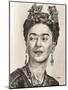 Frida Kahlo, C.2021 (Pencil on Paper)-Blake Munch-Mounted Giclee Print