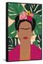 Frida Kahlo I Palms No Distress-Becky Thorns-Framed Stretched Canvas