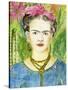 Frida Kahlo II-Melissa Wang-Stretched Canvas