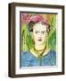 Frida Kahlo II-Melissa Wang-Framed Art Print