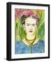 Frida Kahlo II-Melissa Wang-Framed Art Print